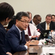Joseph Yun, deputy assistant secretary of state for the Bureau of East Asia and Pacific Affairs, speaks at the State Department Wednesday to a delegation from the American Society of News Editors, primarily editorial writers. (State Department)